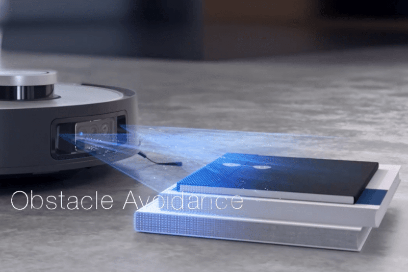 Die Hinderniserkennung des Ecovacs Deebot X1 OMNI wird dargestellt